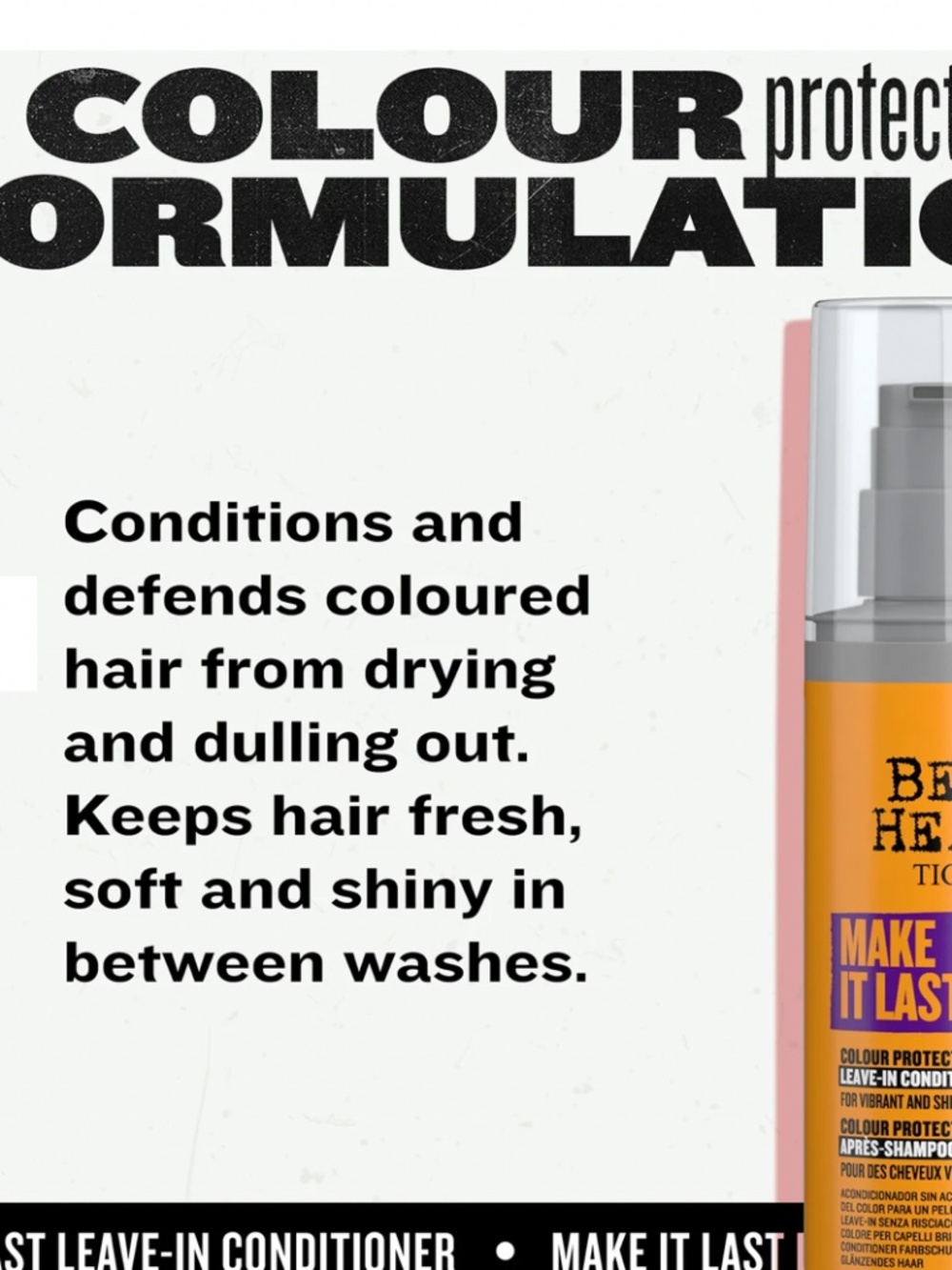 Tigi Bed Head Make It Last Colour Protect System Leave In Conditioner 200ml/6.76